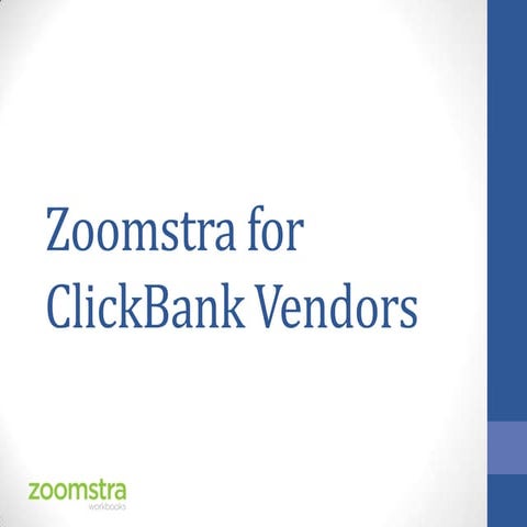 Zoomstra for CLICKBANK vendors
