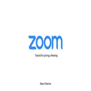 Zoom Tutorial for joining a team on Mobile