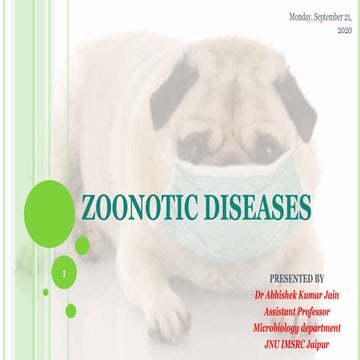 Zoonotic diseases by dr abhishek jain
