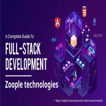 Zoople technologies-Full stack developer course in kochi
