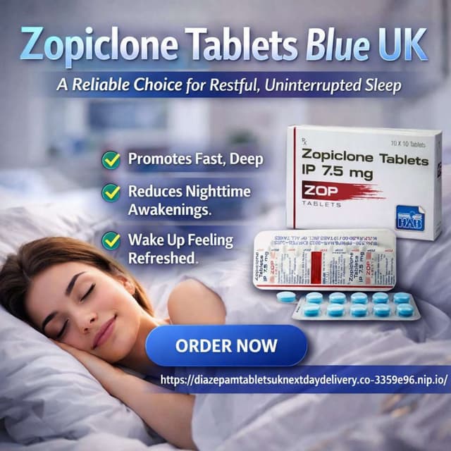 Zopiclone Blue Tablets: Reliable Help for Restful Sleep | PDF