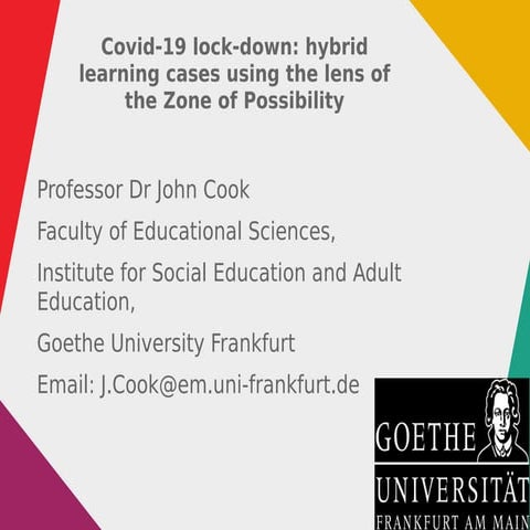 Invited talk to Bristol UWE, UK