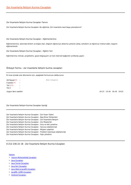 Zor insanlarla-iletisim-kurma-cevap...