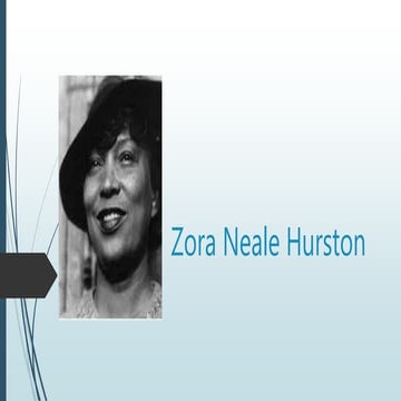 Zora Neale Hurston