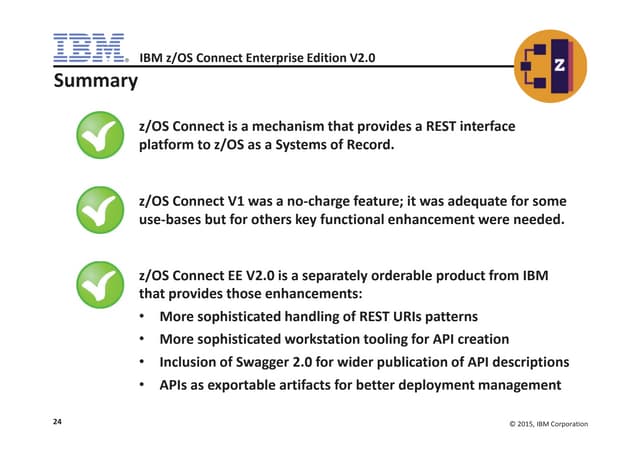 Z os connect v2 ee vs v1 - 1 page