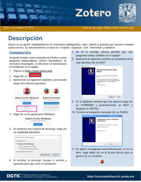 Guía práctica de zotero | PPT