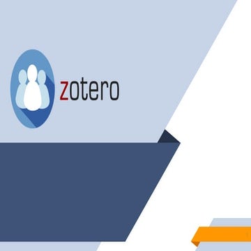 Zotero ppt