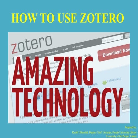 Zotero Software Ver 6.0.8 Presentation.pptx