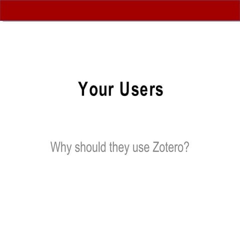 Zotero workshop slides