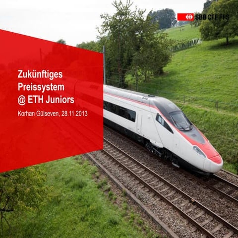 Zukünftiges Preissystem (ZPS) @ ETH Juniors