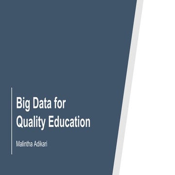 Big Data Analytics using in the Field of Education System | PDF