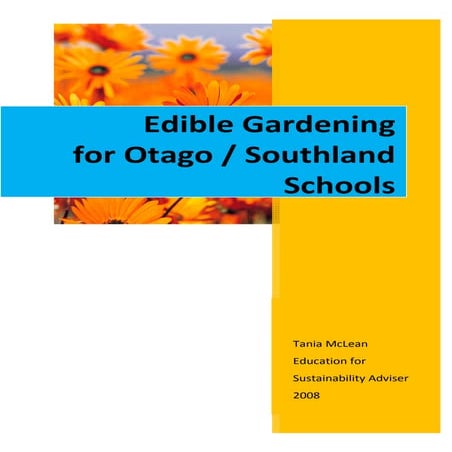 Edible Gardening for Southland Schools