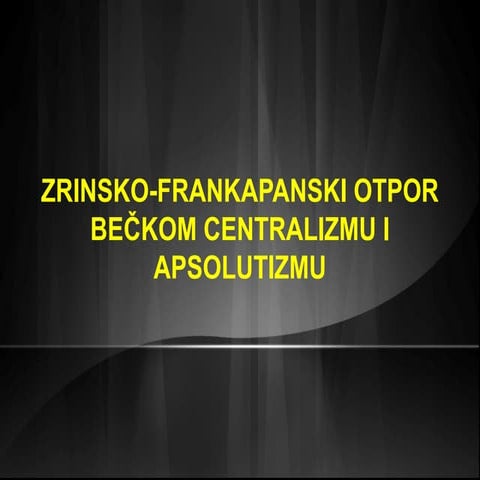 Zrinskofrankopanski otpor