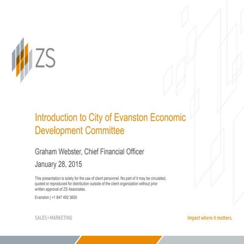 Zs city of evanston presentation 28 january 2015