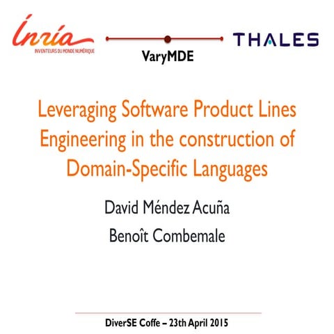 Tool demo composition of executable languages