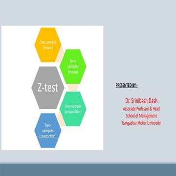 Z test Gangadhar University Meher Univ.pptx