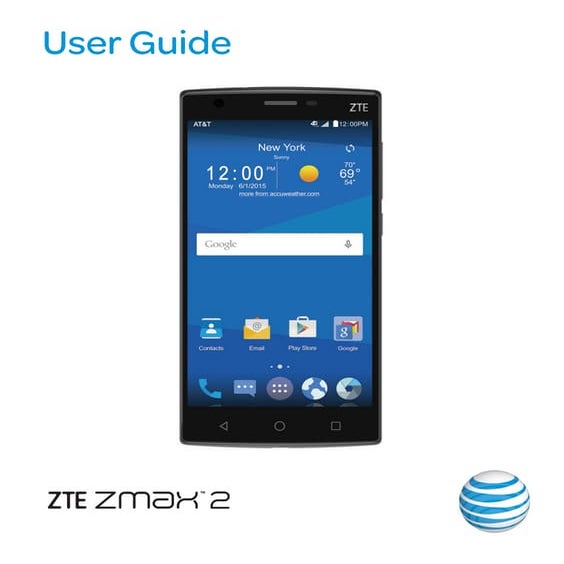ZTE Zmax 2 Manual / User Guide