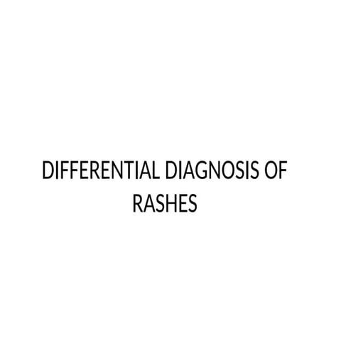 zubairppt-180110161009.pptx fdiagnosis of skin rashes