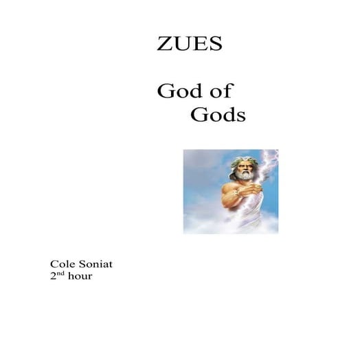 Zues by Cole Soniat