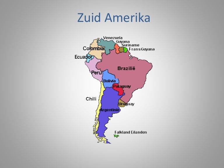 Zuid amerika ppt