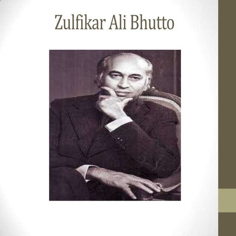 Zulfikar ali bhutto