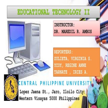 LESSON 8: HIGHER THINKING SKILLS THROUGH IT-BASED PROJECTS