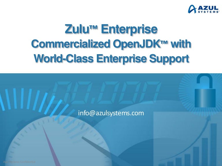 Zulu Enterprise Overview MultiPlatform OpenJDK with Production Supp…