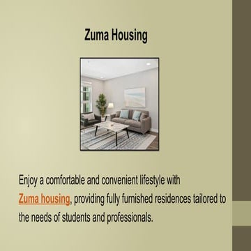 Zuma Housing | PPTX