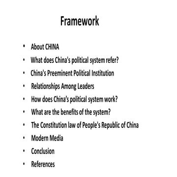 China's Political System