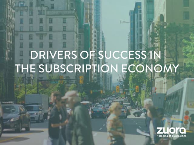 Driving Success in the Subscription...