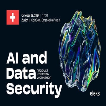 Product Strategy Workshop: AI and Data Security