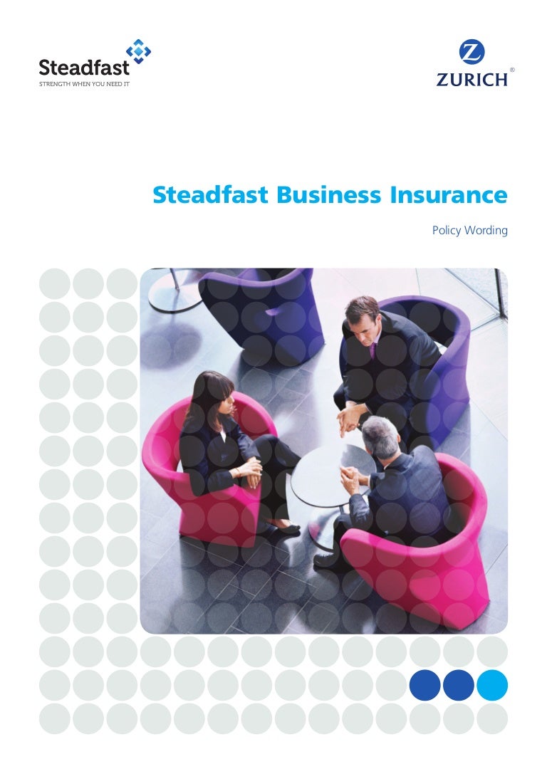 Zurich Steadfast Motor Insurance Pds Zurich Steadfast Business Insurance PDS