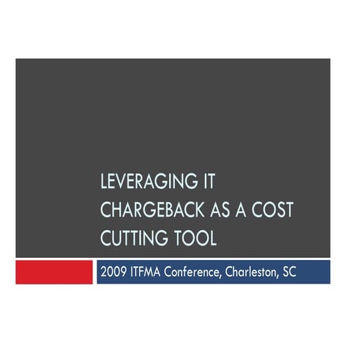 Itfma 2009 charleston_cost_cutting_tool