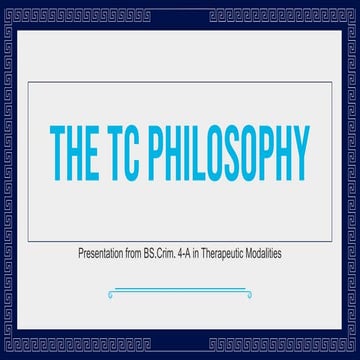 therapeutic community modality program (TCMP) bureau of jail management ...