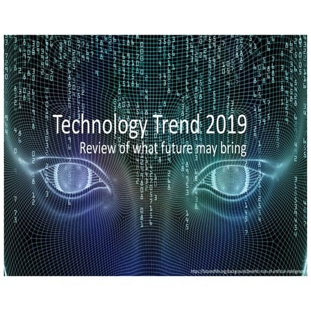 Technology Trend 2019