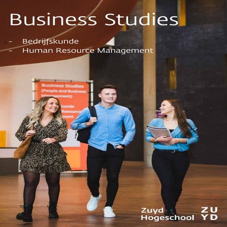 Brochure Business Studies - Zuyd Hogeschool