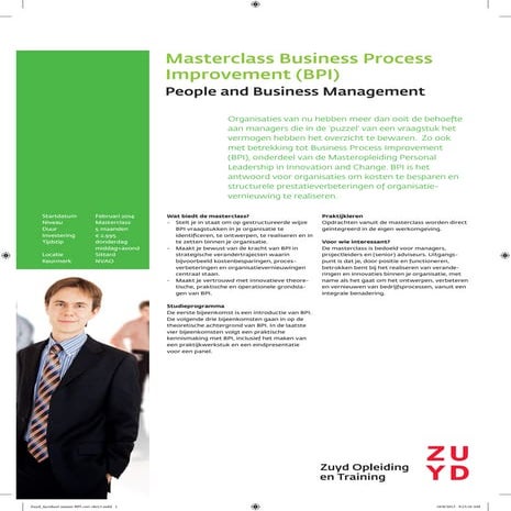 Zuyd factsheet master plic | PDF