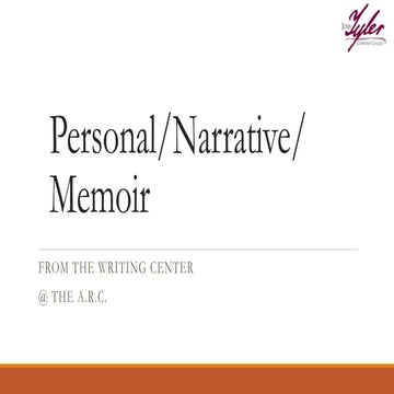 Personal.narrative.memoir JTCC