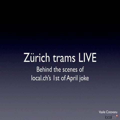 Zürich trams LIVE