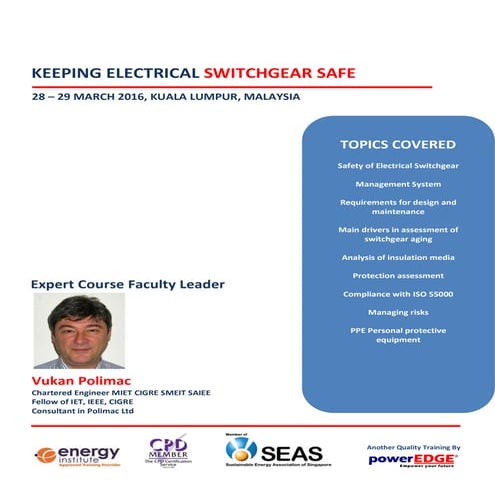 KEEPING ELECTRICAL SWITCHGEAR SAFE
