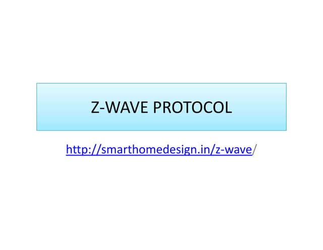 Z wave