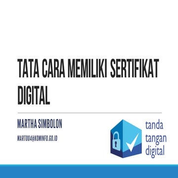 Tata Cara mendapatkan Sertifikat Digital v2 1