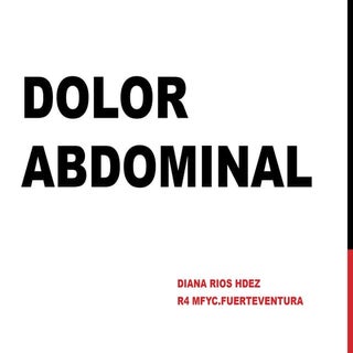 Dolor abdominal