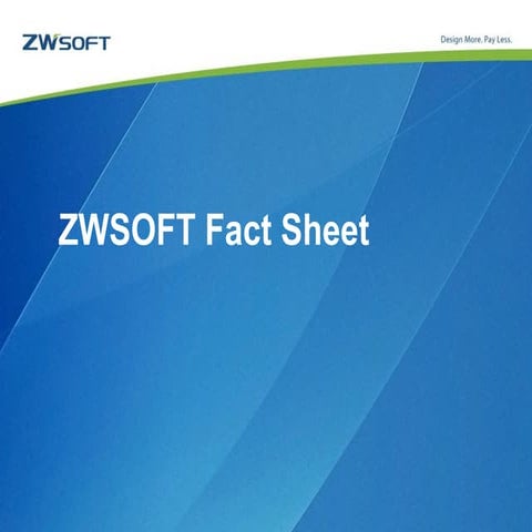 ZWSOFT Factsheet