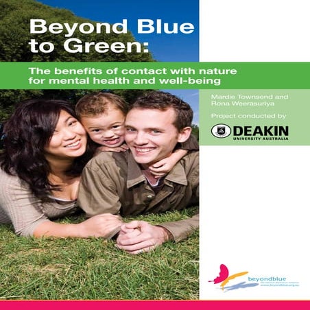 Beyond Blue to Green: The Benefits of Contact with Nature for Mental Health a...