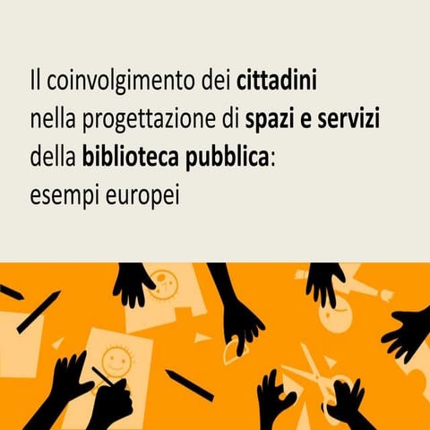 Participatory design & Public libraries | PPTX