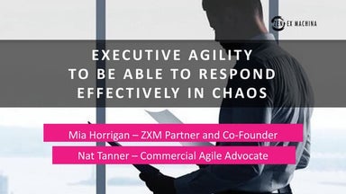 Executive agility to be able to respond effectively in chaosZXM Webinar - 