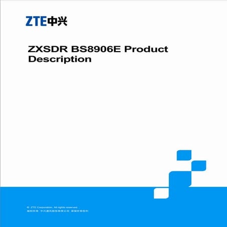 Zxsdr bs8906 e product description(configured with b8100) 20100825
