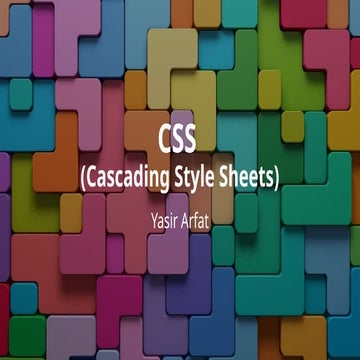 CSS (Cascading Style Sheet) week 2 class 2-1.pptx