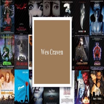 Wes craven